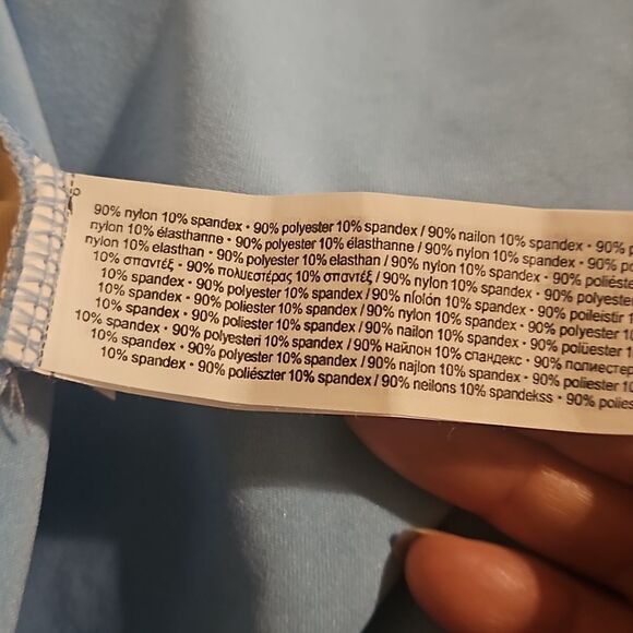 CAPEZIO TANK LEOTARD BLUE S - Picture 6 of 6